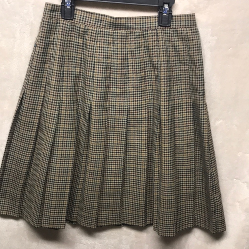 Danielle B Plaid Pleated Skirt - Size 10